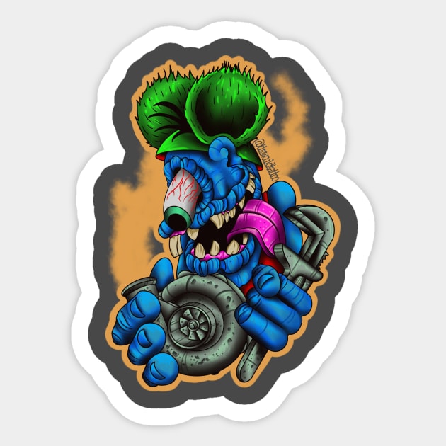 The Fink Sticker by Timwould